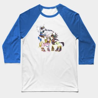 Pony Goddesses Baseball T-Shirt